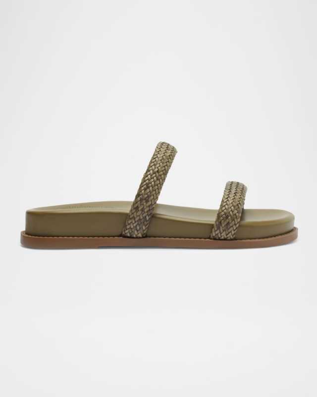 Ruby Woven Two-Band Sporty Sandals
